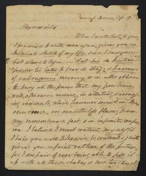 [Letter from Elizabeth Upshur Teackle to her sister, An Upshur Eyre, April 19, 1814]