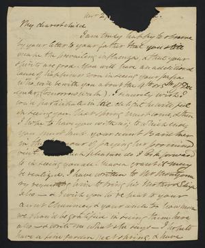 [Letter from Elizabeth Upshur Teackle to her daughter, Elizabeth Ann Upshur Teackle, November 2, 1815]