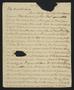 Primary view of [Letter from Elizabeth Upshur Teackle to her daughter, Elizabeth Ann Upshur Teackle, November 2, 1815]