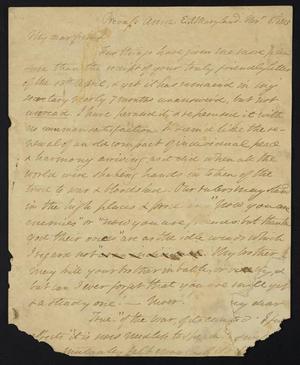 [Letter from Elizabeth Upshur Teackle to Andrew D. Campbell, November 6, 1815]