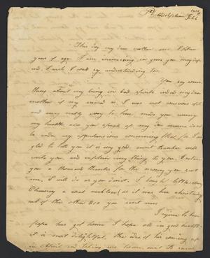 [Letter from Elizabeth Ann Upshur Teackle to her mother, Elizabeth Upshur Teackle, February 4, 1816]
