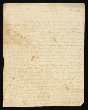 [Letter from Ann Upshur Eyre to her sister, Elizabeth Upshur Teackle, April 4, 1818]