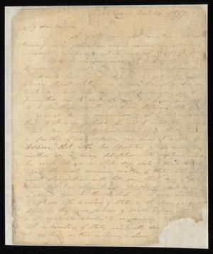 [Letter from Abel P. Upshur to his cousin, Elizabeth Upshur Teackle, December 16, 1819]