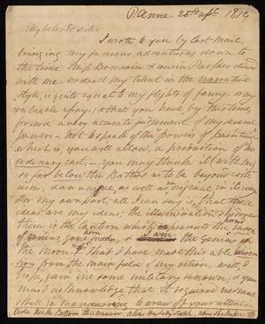 [Letter from Elizabeth Upshur Teackle to her sister, Ann Upshur Eyre, April 25, 1819]