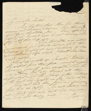 [Letter from Andrew D. Campbell to Elizabeth Upshur Teackle, January 25, 1822]