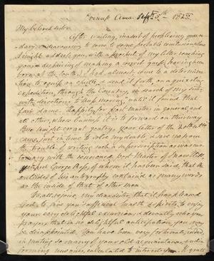 [Letter from Elizabeth Upshur Teackle to her sister, Ann Upshur Eyre, September 5, 1822]