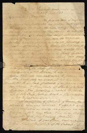 [Letter from Littleton D. Teackle to his wife Elizabeth Upshur Teackle and his daughter Elizabeth Ann Upshur Teackle, June 30, 1823]