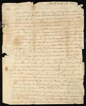 [Letter from J. D. Learned to Littleton Dennis Teackle, February 8, 1824]