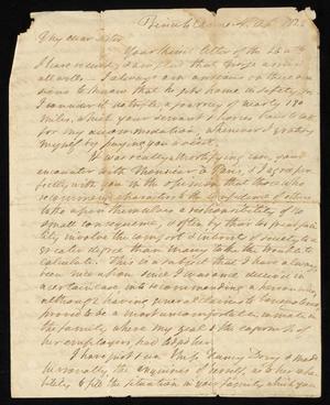 [Letter from Elizabeth Upshur Teackle to her sister, Ann Upshur Eyre, April 4, 1825]