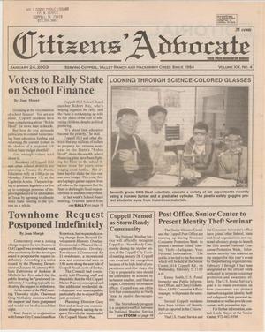 Citizens' Advocate (Coppell, Tex.), Vol. 19, No. 4, Ed. 1 Friday, January 24, 2003