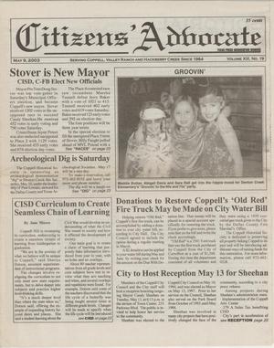 Citizens' Advocate (Coppell, Tex.), Vol. 19, No. 19, Ed. 1 Friday, May 9, 2003