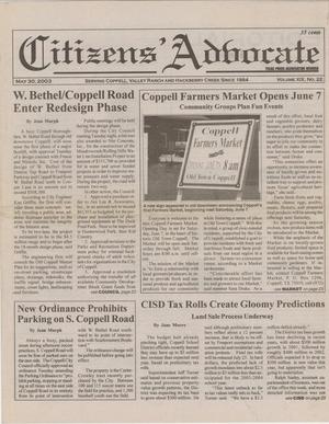 Citizens' Advocate (Coppell, Tex.), Vol. 19, No. 22, Ed. 1 Friday, May 30, 2003
