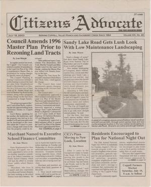 Citizens' Advocate (Coppell, Tex.), Vol. 19, No. 29, Ed. 1 Friday, July 18, 2003