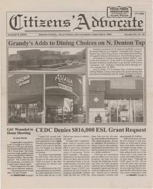 Citizens' Advocate (Coppell, Tex.), Vol. 19, No. 32, Ed. 1 Friday, August 8, 2003