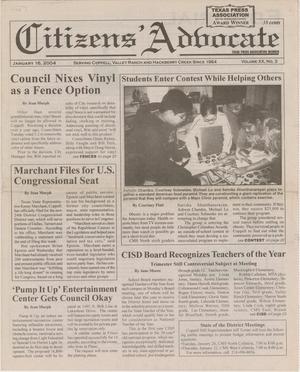 Citizens' Advocate (Coppell, Tex.), Vol. 20, No. 3, Ed. 1 Friday, January 16, 2004