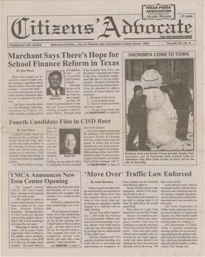 Citizens' Advocate (Coppell, Tex.), Vol. 20, No. 8, Ed. 1 Friday, February 20, 2004