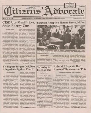Citizens' Advocate (Coppell, Tex.), Vol. 20, No. 20, Ed. 1 Friday, May 14, 2004