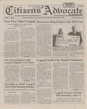 Citizens' Advocate (Coppell, Tex.), Vol. 20, No. 24, Ed. 1 Friday, June 11, 2004