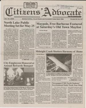 Citizens' Advocate (Coppell, Tex.), Vol. 21, No. 20, Ed. 1 Friday, May 20, 2005