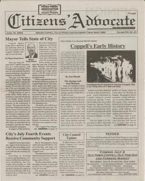 Citizens' Advocate (Coppell, Tex.), Vol. 21, No. 23, Ed. 1 Friday, June 10, 2005