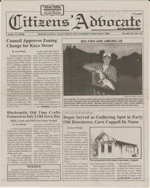 Citizens' Advocate (Coppell, Tex.), Vol. 21, No. 24, Ed. 1 Friday, June 17, 2005