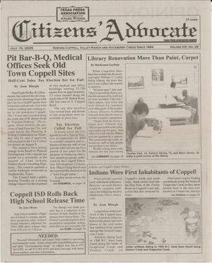Citizens' Advocate (Coppell, Tex.), Vol. 21, No. 28, Ed. 1 Friday, July 15, 2005