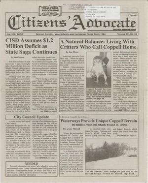 Citizens' Advocate (Coppell, Tex.), Vol. 21, No. 29, Ed. 1 Friday, July 22, 2005