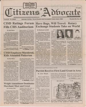 Citizens' Advocate (Coppell, Tex.), Vol. 21, No. 33, Ed. 1 Friday, August 19, 2005