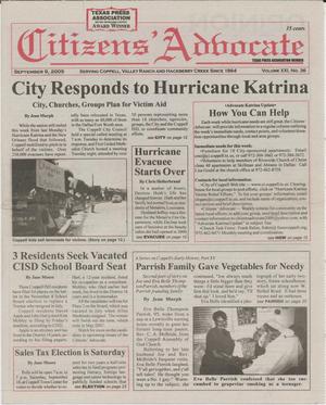 Citizens' Advocate (Coppell, Tex.), Vol. 21, No. 36, Ed. 1 Friday, September 9, 2005