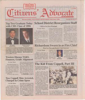 Citizens' Advocate (Coppell, Tex.), Vol. 21, No. 21, Ed. 1 Friday, May 26, 2006