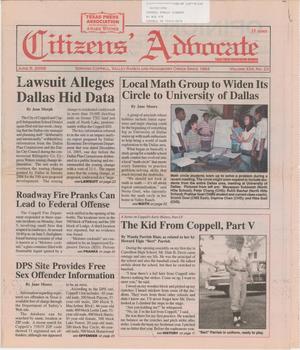 Citizens' Advocate (Coppell, Tex.), Vol. 21, No. 23, Ed. 1 Friday, June 9, 2006