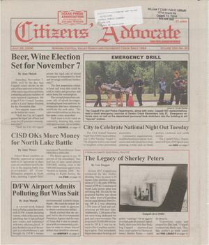 Citizens' Advocate (Coppell, Tex.), Vol. 21, No. 30, Ed. 1 Friday, July 28, 2006