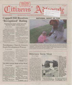 Citizens' Advocate (Coppell, Tex.), Vol. 21, No. 31, Ed. 1 Friday, August 4, 2006