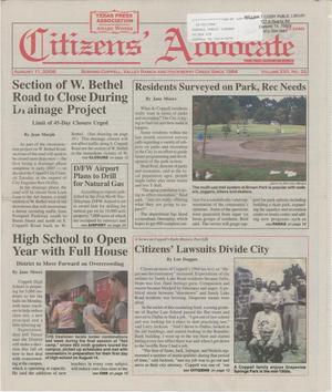 Citizens' Advocate (Coppell, Tex.), Vol. 21, No. 32, Ed. 1 Friday, August 11, 2006