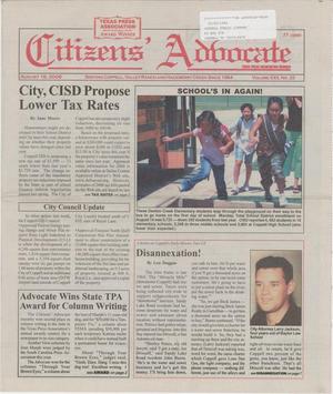 Citizens' Advocate (Coppell, Tex.), Vol. 21, No. 33, Ed. 1 Friday, August 18, 2006