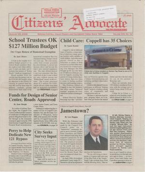 Citizens' Advocate (Coppell, Tex.), Vol. 21, No. 34, Ed. 1 Friday, August 25, 2006
