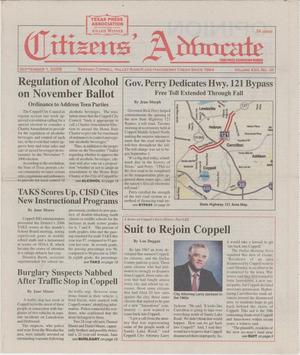 Citizens' Advocate (Coppell, Tex.), Vol. 21, No. 35, Ed. 1 Friday, September 1, 2006
