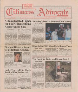 Citizens' Advocate (Coppell, Tex.), Vol. 21, No. 43, Ed. 1 Friday, October 27, 2006