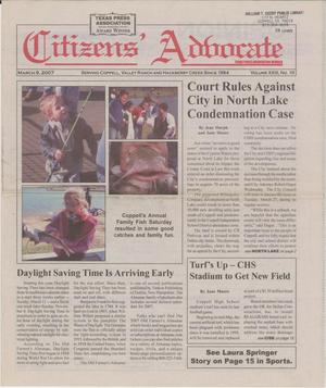 Citizens' Advocate (Coppell, Tex.), Vol. 23, No. 10, Ed. 1 Friday, March 9, 2007