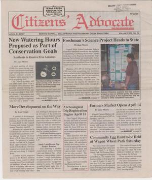 Citizens' Advocate (Coppell, Tex.), Vol. 23, No. 14, Ed. 1 Friday, April 6, 2007