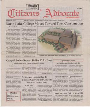Citizens' Advocate (Coppell, Tex.), Vol. 23, No. 15, Ed. 1 Friday, April 13, 2007