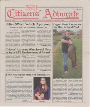 Citizens' Advocate (Coppell, Tex.), Vol. 23, No. 24, Ed. 1 Friday, June 15, 2007
