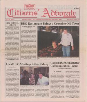 Citizens' Advocate (Coppell, Tex.), Vol. 23, No. 29, Ed. 1 Friday, July 20, 2007
