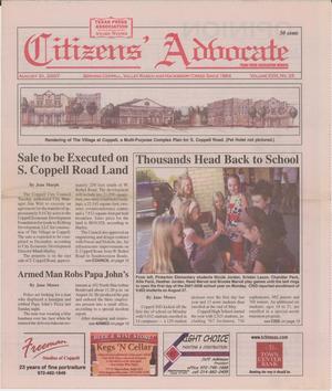 Citizens' Advocate (Coppell, Tex.), Vol. 23, No. 25, Ed. 1 Friday, August 31, 2007