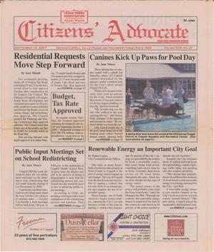 Citizens' Advocate (Coppell, Tex.), Vol. 23, No. 27, Ed. 1 Friday, September 14, 2007