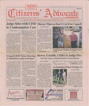 Citizens' Advocate (Coppell, Tex.), Vol. 23, No. 30, Ed. 1 Friday, October 5, 2007