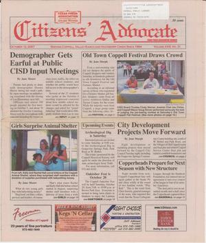 Citizens' Advocate (Coppell, Tex.), Vol. 23, No. 31, Ed. 1 Friday, October 12, 2007