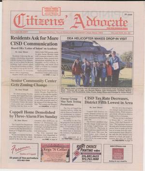 Citizens' Advocate (Coppell, Tex.), Vol. 23, No. 33, Ed. 1 Friday, October 26, 2007