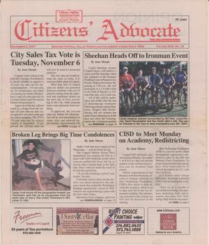 Citizens' Advocate (Coppell, Tex.), Vol. 23, No. 34, Ed. 1 Friday, November 2, 2007
