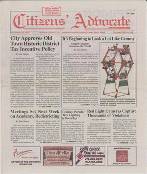 Citizens' Advocate (Coppell, Tex.), Vol. 23, No. 48, Ed. 1 Friday, November 30, 2007